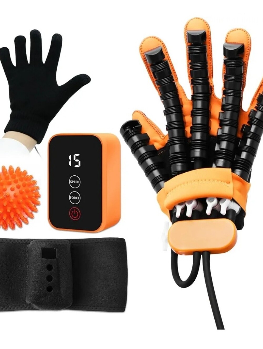 Rehabilitation Robot Gloves Rechargeable Portable Cordless Hand - Picture 7 of 8